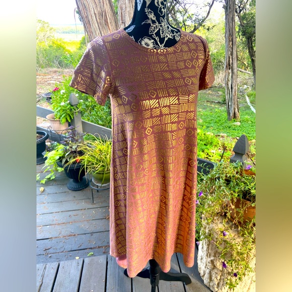 Elegant Lularoe Carly Dress Size XXS - Picture 6 of 8